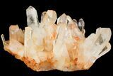 Tangerine Quartz Crystal Cluster - Madagascar #156958-3